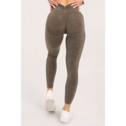Legginsy fitness damskie Gym Glamour seamless deep push up. Szare legginsy GYM GLAMOUR, m, bez wzorów. Za 169.99 zł.