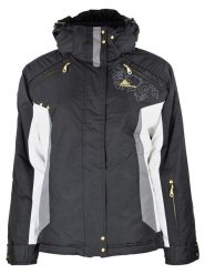 Peak Mountain Kurtka narciarska "Anityx" w kolorze czarno-białym rozmiar: S. Białe kurtki narciarskie Peak Mountain, s, bez wzorów, bez kaptura, narciarskie. Za 201.08 zł.