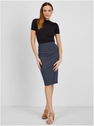 Orsay Spódnica w kolorze granatowo-białym rozmiar: S. Niebieskie spódnice Orsay, s, bez wzorów, midi. Za 38.45 zł.
