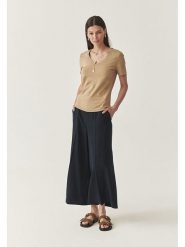 TATUUM Koszulka w kolorze beżowym rozmiar: XL. Brązowe bluzki Tatuum, xl, bez wzorów, bez kołnierzyka, bez ramiączek. Za 117.73 zł.