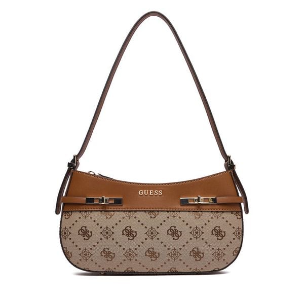 Torebka Guess. Brązowe torebki klasyczne Guess, z aplikacjami, bez dodatków. Za 589.99 zł.