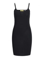 JJXX Sukienka codzienna Gigi 12267294 Czarny Slim Fit. Czarne sukienki JJXX, na co dzień, l, bez wzorów, z bawełny, bez kołnierzyka, bez ramiączek, proste. Za 59.99 zł.