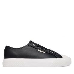 Trampki Calvin Klein. Czarne trampki Calvin Klein, bez wzorów, bez zapięcia. Za 369.99 zł.