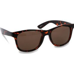 Okulary przeciwsłoneczne VANS - Spicoli 4 Shade VN000LC01RE Tortoise Shell. Brązowe okulary przeciwsłoneczne Vans, bez wzorów, z tworzywa sztucznego. Za 59.00 zł.