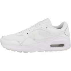 Buty do chodzenia damskie Nike Wmns Air Max SC. Białe obuwie sportowe Nike, z materiału, bez zapięcia, trekkingowe. W wyprzedaży za 462.20 zł.