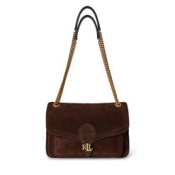 Torebka LAUREN RALPH LAUREN. Brązowe torebki klasyczne Lauren Ralph Lauren, bez wzorów, bez dodatków. Za 1,999.00 zł.