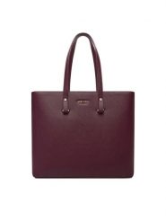 Nine West Torebka CEO-MIA-S211024-9 Bordowy. Czerwone torebki klasyczne Nine West, bez wzorów, z materiału, bez dodatków. Za 249.99 zł.