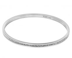 Bransoletka ze stali szlachetnej z kryształami. Bransoletki Elixa, ze stali. Za 189.00 zł.