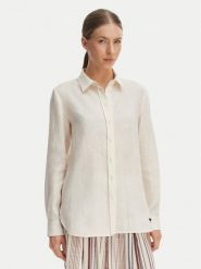 Weekend Max Mara Koszula Werner 2615111072 Écru Regular Fit. Koszule Weekend Max Mara, bez wzorów, ze lnu, bez kołnierzyka, bez ramiączek. Za 889.99 zł.