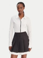 KARL LAGERFELD Koszula B1W17078 Biały Regular Fit. Białe koszule KARL LAGERFELD, s, bez wzorów, z bawełny, bez kołnierzyka, bez ramiączek. Za 649.99 zł.