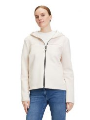 AMBER & JUNE Bluza w kolorze kremowym rozmiar: 40. Brązowe bluzy AMBER & JUNE, bez wzorów, bez kaptura. Za 140.53 zł.