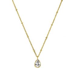 Purelei Purelei Naszyjnik Felice Naszyjniki 1 ct Damski. Białe naszyjniki Purelei, pozłacane. Za 149.19 zł.