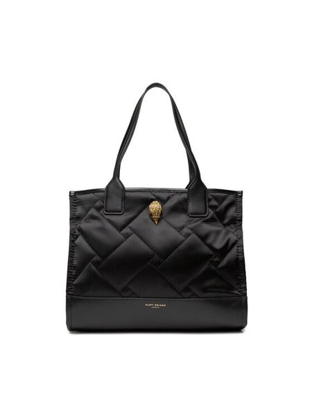 Kurt Geiger Torebka Recycled Sq Sm Shopper 8670900229 Czarny. Czarne shopper Kurt Geiger, bez wzorów, z materiału, bez dodatków. Za 469.99 zł.