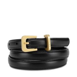 Pasek Damski GINO ROSSI. Czarne paski Gino Rossi, bez wzorów. Za 99.99 zł.