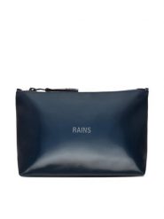 Rains Kosmetyczka Cosmetic Bag 15600 Granatowy. Niebieskie kufry i kosmetyczki Rains, bez wzorów, z materiału, bez dodatków. Za 129.99 zł.