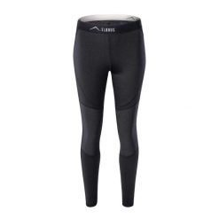 Legginsy Damskie Alisos. Czarne legginsy ELBRUS, xl, bez wzorów, z elastanu. Za 168.83 zł.
