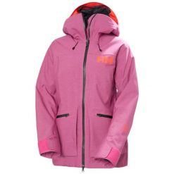 Damska kurtka narciarska Helly Hansen Powderqueen 3.0. Fioletowe kurtki narciarskie Helly Hansen, l, bez wzorów, z poliamidu, bez kaptura, narciarskie, primaloft. Za 1,568.50 zł.