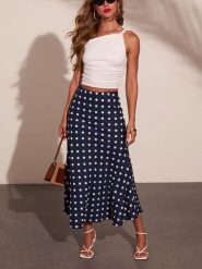 Milan Kiss Spódnica w kolorze granatowym rozmiar: M. Niebieskie spódnice Milan Kiss, m, bez wzorów, maxi. Za 167.95 zł.