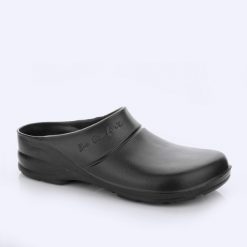 Klapki Biocomfort zielone. Zielone klapki Lemigo, bez wzorów, z materiału, bez obcasa. Za 49.00 zł.