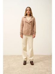 Just Cashmere Kaszmirowy kardigan w kolorze beżowym rozmiar: XL. Brązowe kardigany Just Cashmere, xl, bez wzorów, z kaszmiru. Za 630.99 zł.