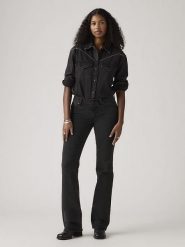 Levi's Dżinsy - Bootcut fit - w kolorze czarnym rozmiar: W25/L30. Czarne jeansy Levi's®, l, z aplikacjami. Za 169.45 zł.