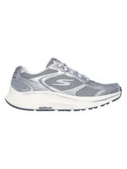 Skechers Sneakersy w kolorze srebrno-szarym rozmiar: 39. Szare trampki Skechers, bez wzorów, z materiału, bez zapięcia. Za 219.60 zł.