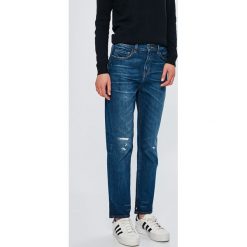 Scotch & Soda - Jeansy High Five. Niebieskie jeansy Scotch & Soda, m, bez wzorów, z podwyższonym stanem. W wyprzedaży za 399.90 zł.