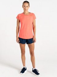 Dare 2b Koszulka sportowa "Corral Tee" w kolorze łososiowym rozmiar: 40. Pomarańczowe koszulki sportowe Dare 2b, bez wzorów, z materiału, bez ramiączek, outdoorowe. Za 74.81 zł.
