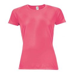 Koszulka Damska Sportowa Raglanowa. Czerwone koszulki sportowe SOL'S, bez wzorów, bez ramiączek, trekkingowe. Za 45.99 zł.