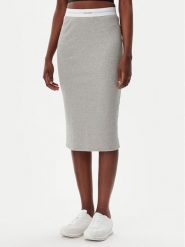 Calvin Klein Underwear Spódnica ołówkowa LV00QS7350 Szary Slim Fit. Szare spódnice Calvin Klein Underwear, l, bez wzorów, z bawełny, ołówkowe. Za 169.99 zł.