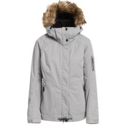 Kurtka narciarska damska Roxy Meade. Szare kurtki narciarskie Roxy, xs, bez wzorów, z poliesteru, bez kaptura, narciarskie. Za 440.00 zł.