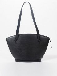 Louis Vuitton Skórzana torebka "Saint Jacques PM" w kolorze czarnym - 23 x 24 x 10 cm rozmiar: onesize. Czarne torby na ramię Louis Vuitton, bez wzorów, z materiału, na ramię, bez dodatków. Za 2,696.99 zł.