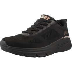 Buty SKECHERS BOBS ARCH FIT ELEV8 Czarny. Czarne trekkingi Skechers, z tkaniny, na fitness i siłownię. Za 283.99 zł.