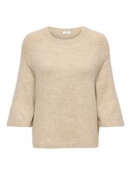 JDY Sweter w kolorze beżowym rozmiar: S. Brązowe swetry JDY, s, bez wzorów, bez ramiączek. Za 109.95 zł.