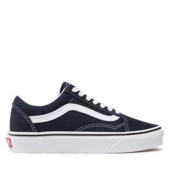 Tenisówki Vans. Niebieskie trampki Vans, bez wzorów, bez zapięcia. Za 229.99 zł.