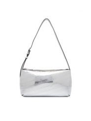 Tommy Jeans Torebka Tjw Must Metallic Shoulder Bag AW0AW18009 Srebrny. Szare torebki klasyczne Tommy Jeans, bez wzorów, z jeansu, bez dodatków. Za 429.99 zł.