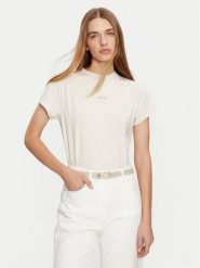 Boss T-Shirt Bea 50525711 Écru Regular Fit. T-shirty Boss, l, bez wzorów, bez kołnierzyka, bez ramiączek. Za 149.99 zł.