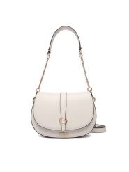 Guess Torebka Carrie HWVG98 96200 Écru. Torebki klasyczne Guess, z aplikacjami, ze skóry, bez dodatków. Za 589.99 zł.