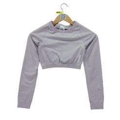 Second life - T-shirt Femme Fitness Yoga Crop Top - Stan dobry. Czerwone t-shirty Gymshark, bez wzorów, bez kołnierzyka, bez ramiączek. Za 84.56 zł.