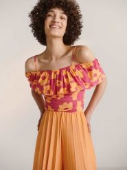 GUIDO MARIA KRETSCHMER Bluzka w kolorze różowym rozmiar: 40. Różowe bluzki Guido Maria Kretschmer, bez wzorów, z wiskozy, bez kołnierzyka, bez ramiączek. Za 89.95 zł.