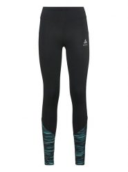 Odlo Legginsy "Zeroweight Print" w kolorze czarnym do biegania rozmiar: M. Czarne legginsy Odlo, m, bez wzorów, z materiału. Za 175.67 zł.