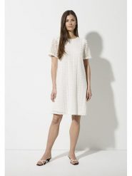 More & More Sukienka w kolorze białym rozmiar: 36. Białe sukienki More & More, bez wzorów, bez kołnierzyka, bez ramiączek, midi. Za 169.95 zł.