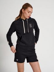 Bluza do piłki ręcznej damska Hummel GG-12. Czarne bluzy Hummel, l, bez wzorów, z bawełny, z kapturem. Za 232.85 zł.