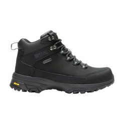 Damskie skórzane buty trekkingowe Burrell. Brązowe trekkingi Regatta, z materiału, trekkingowe. Za 899.99 zł.