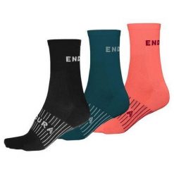 Skarpety damskie Endura Coolmax 3 pary W. Niebieskie skarpety ENDURA, bez wzorów. Za 69.99 zł.