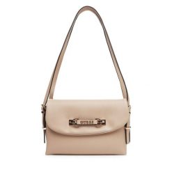 Torebka Guess. Brązowe torebki klasyczne Guess, z aplikacjami, bez dodatków. Za 589.99 zł.