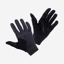 Rękawiczki MTB Race Grip. Czarne rękawiczki ROCKRIDER, bez wzorów, z materiału, sportowe. Za 119.99 zł.