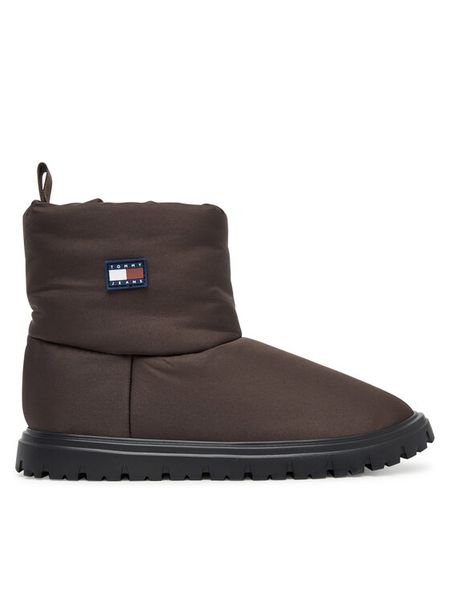 Tommy Jeans Śniegowce Tjw Snow Boot EN0EN02823 Brązowy. Brązowe trapery i śniegowce Tommy Jeans, z jeansu. Za 359.99 zł.