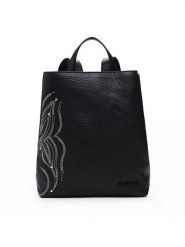 Desigual Plecak Goodall Sumy 25SAKP08 Czarny. Czarne plecaki Desigual, bez wzorów, ze skóry. Za 199.99 zł.