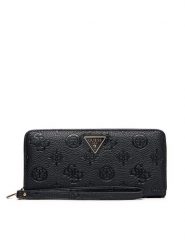 Guess Duży Portfel Damski Cresidia II Slg SWPD98 88146 Czarny. Czarne portfele Guess, z aplikacjami, ze skóry. Za 289.99 zł.